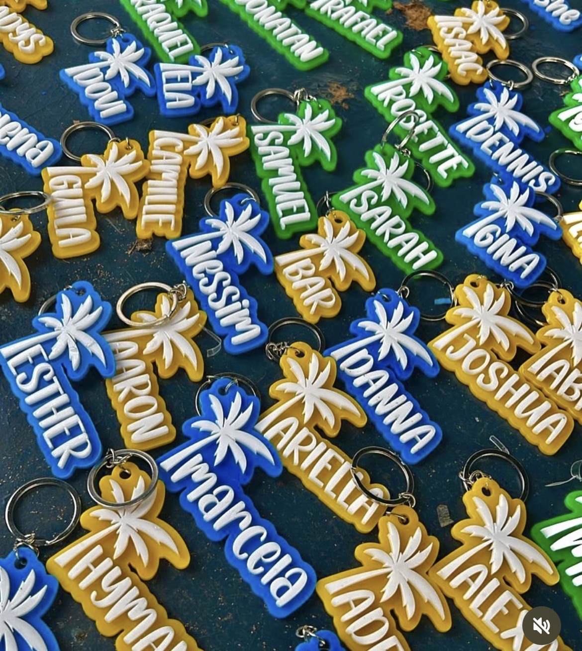 Llaveros personalizados con nombres