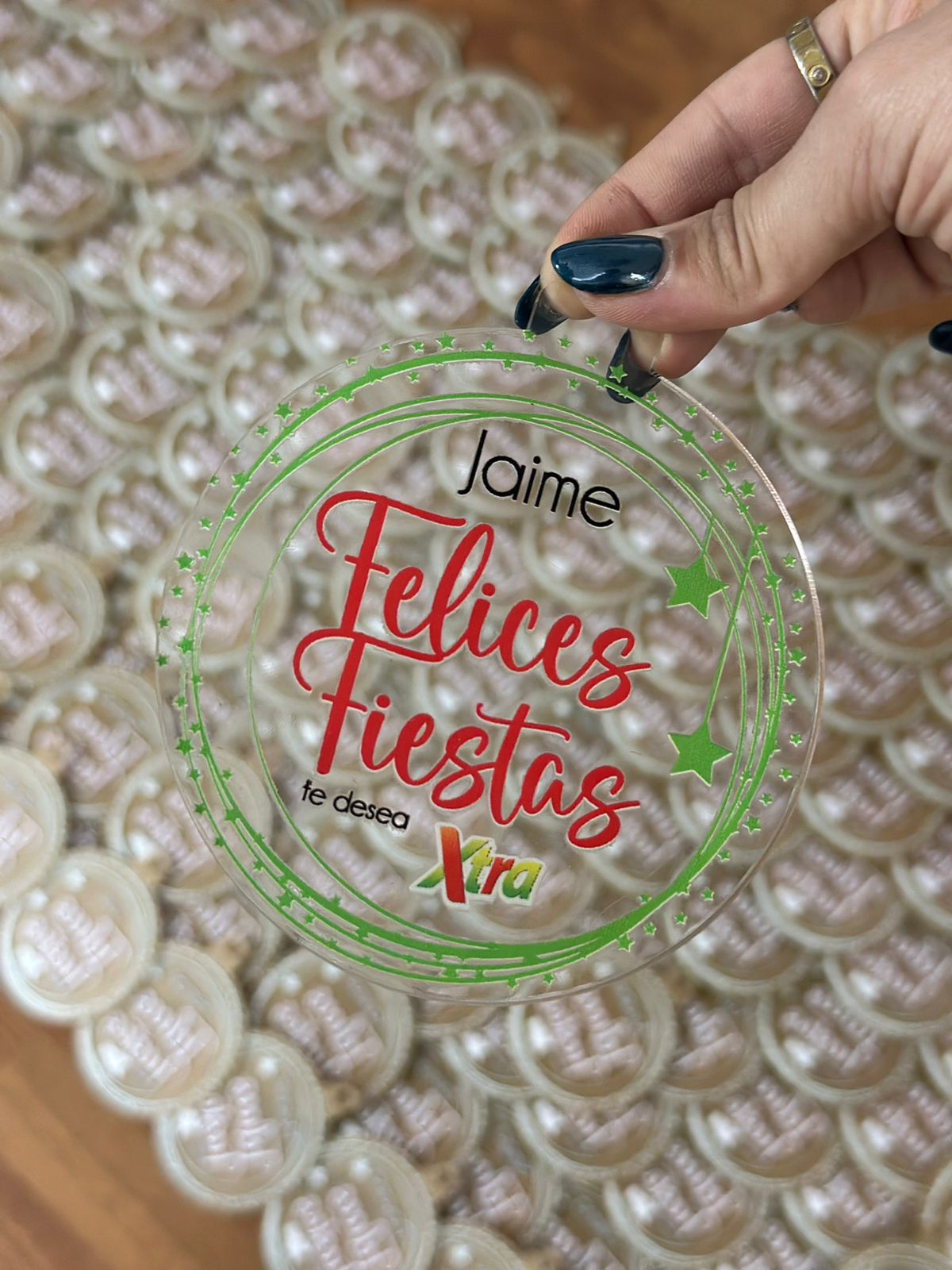 Bambalina navideña personalizada