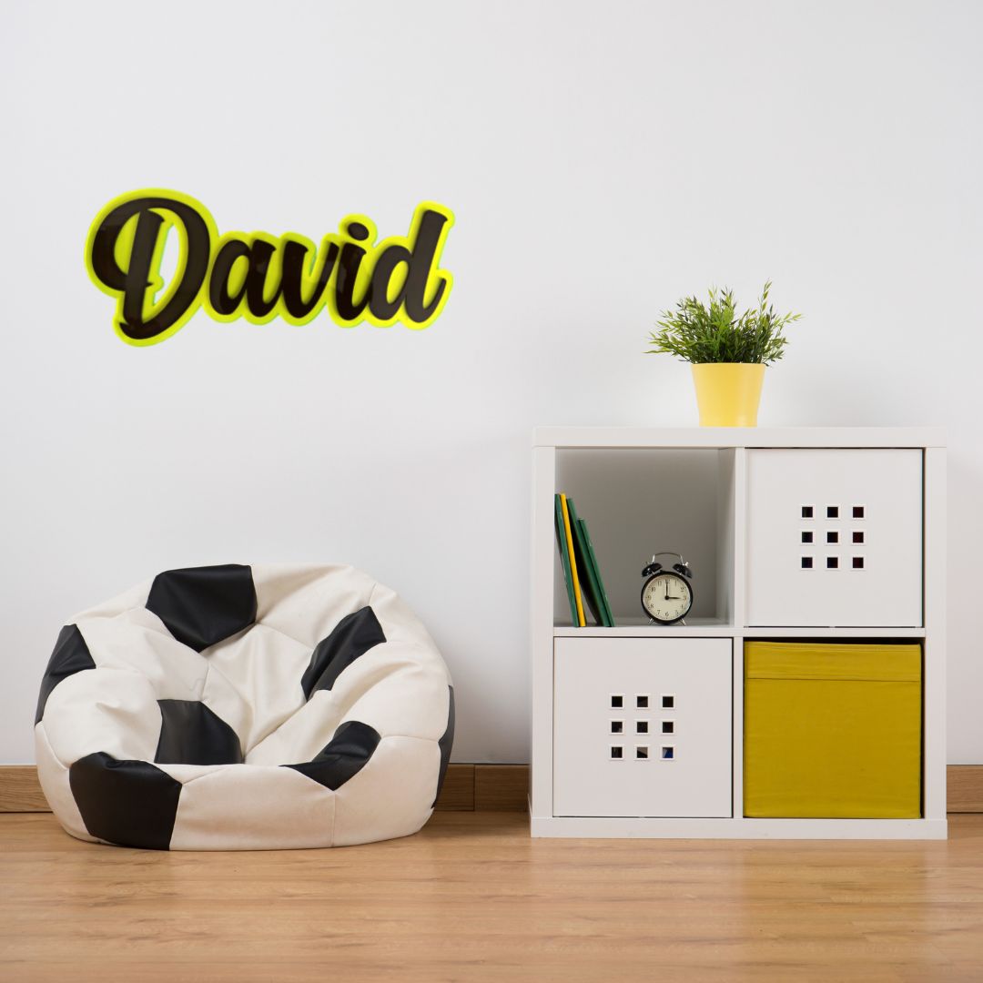 Letrero personalizado · Home en acrílico