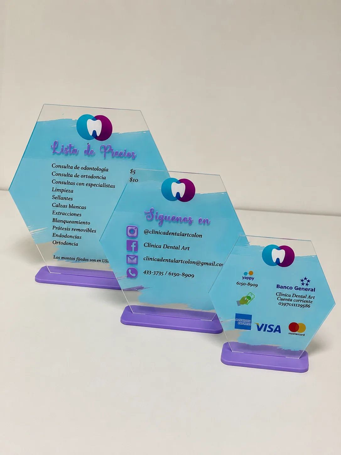 Letreros habladores para negocio