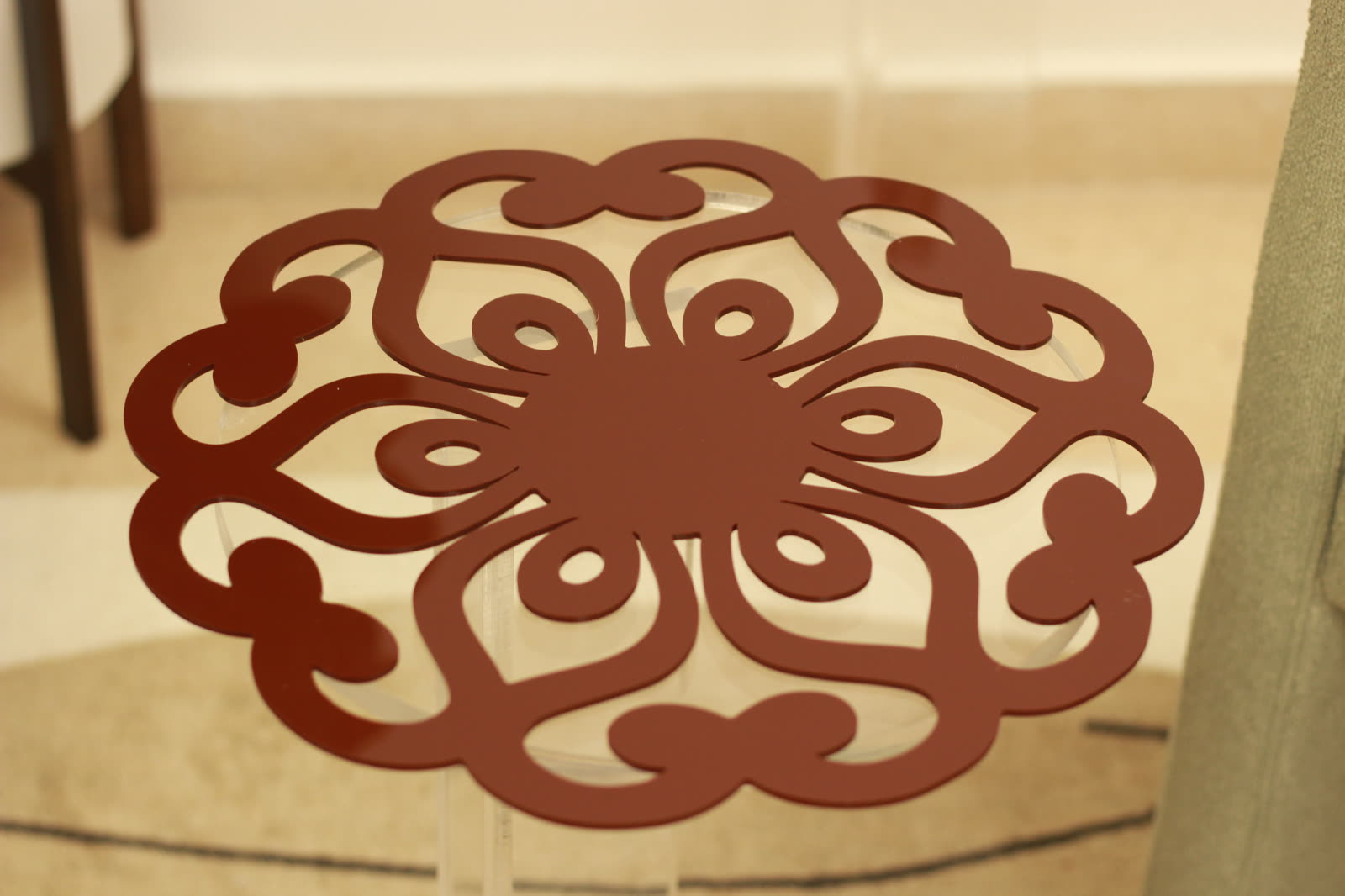 Placemat mandala en acrílico